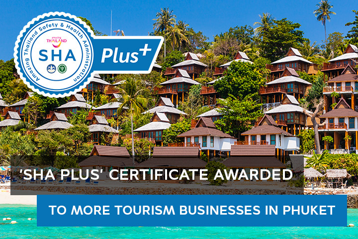 ‘SHA Plus’ certificate awarded to more tourism businesses in Phuket