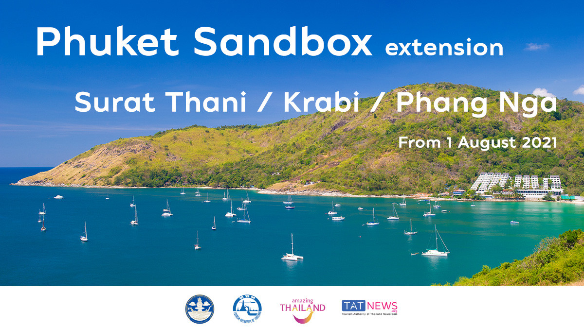 TAT’s extended ‘Phuket + Surat Thani/Krabi/Phang Nga Sandbox’ model gets in-principle approval